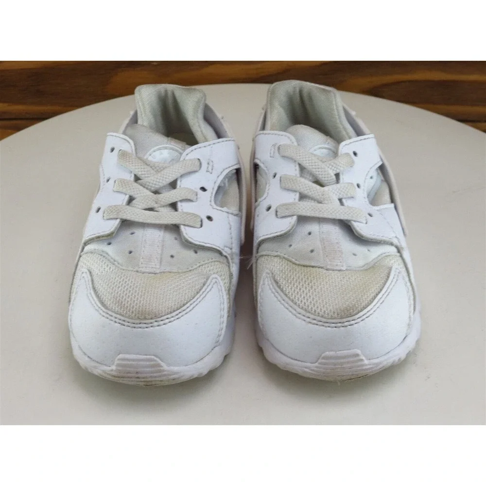 Nike‎ Sz 8 Toddler Unisex Sneaker White Synthetic Huarache Medium